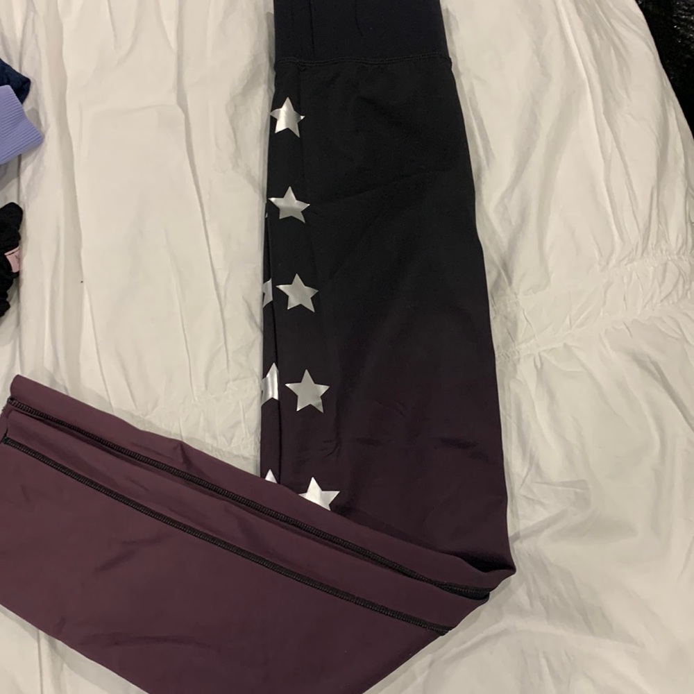 Black Line workout leggings